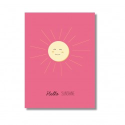 Karte Papier Ahoi "Hello Sunshine"